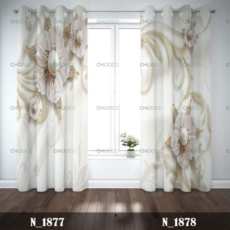 پرده آماده مخمل 