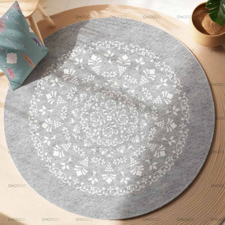 فرش گرد طوسی