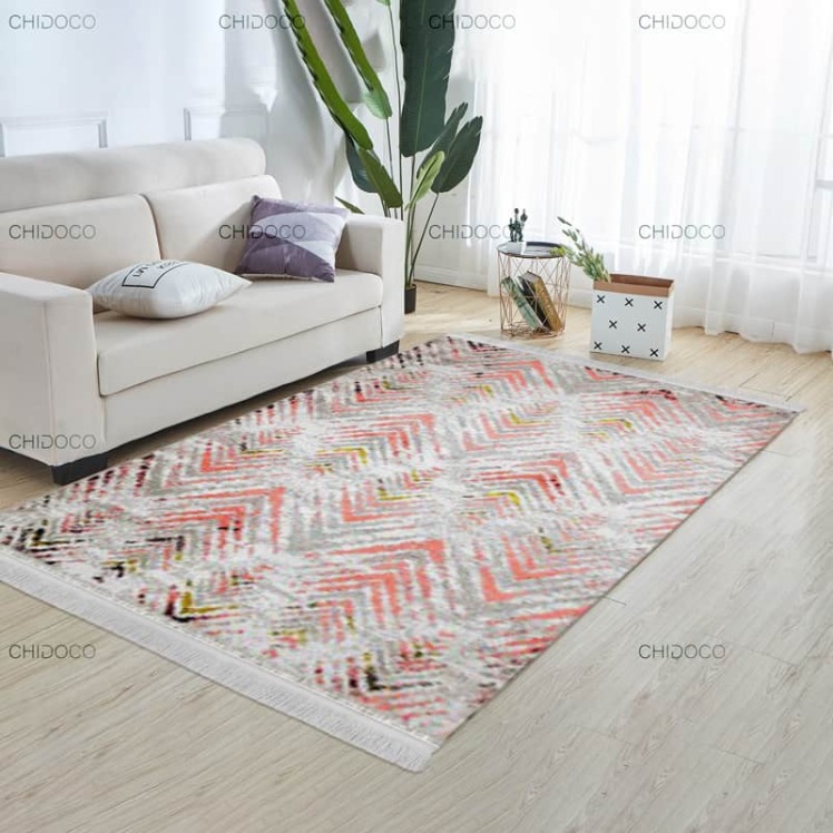 فرش مینیمال صورتی