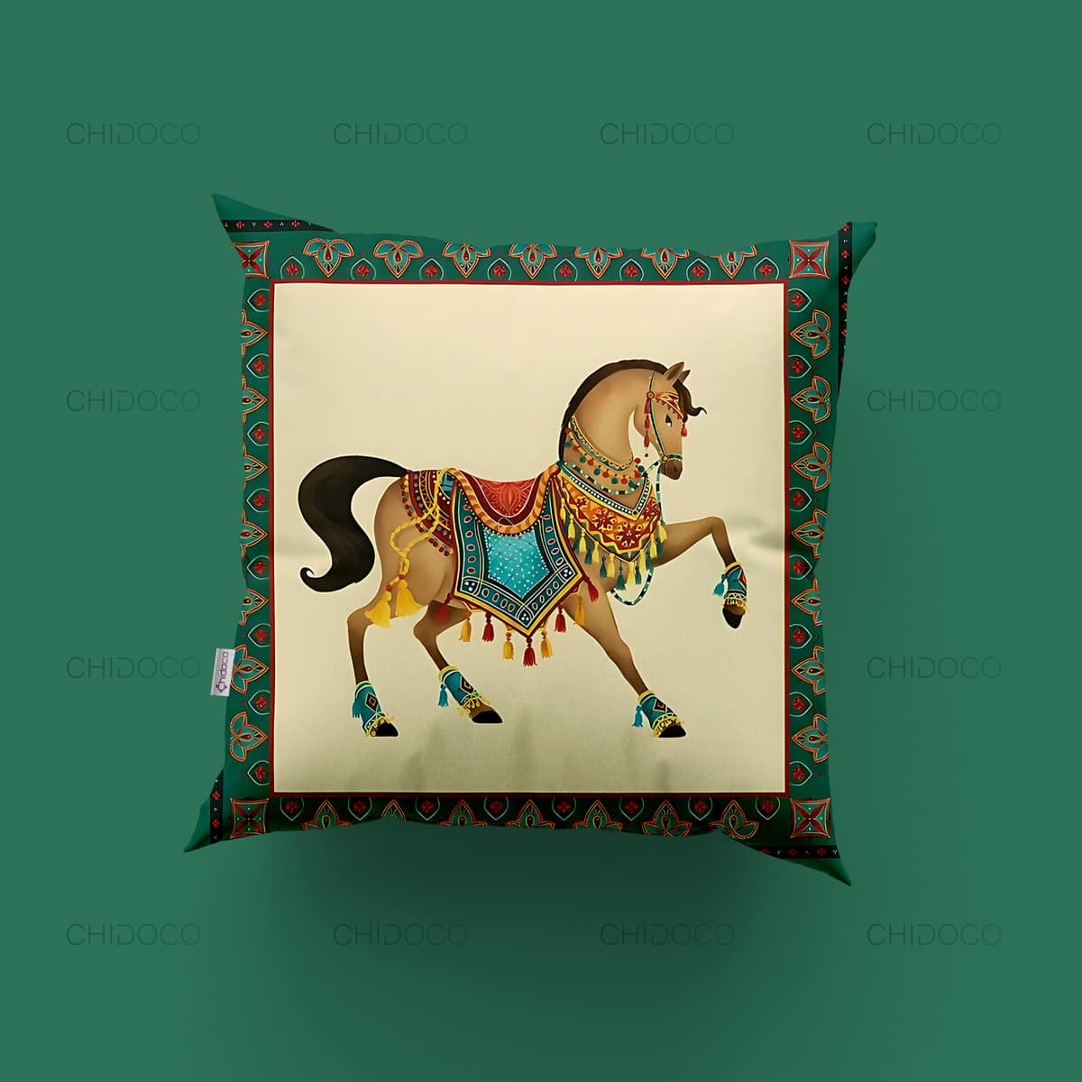  کوسن طرح اسب 