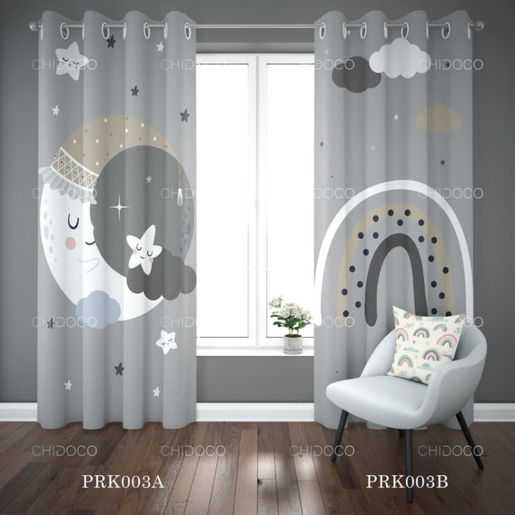 پرده اتاق کودک دختر و پسر