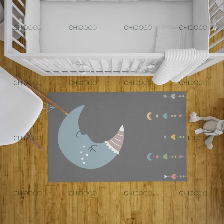 فرش کودک طوسی