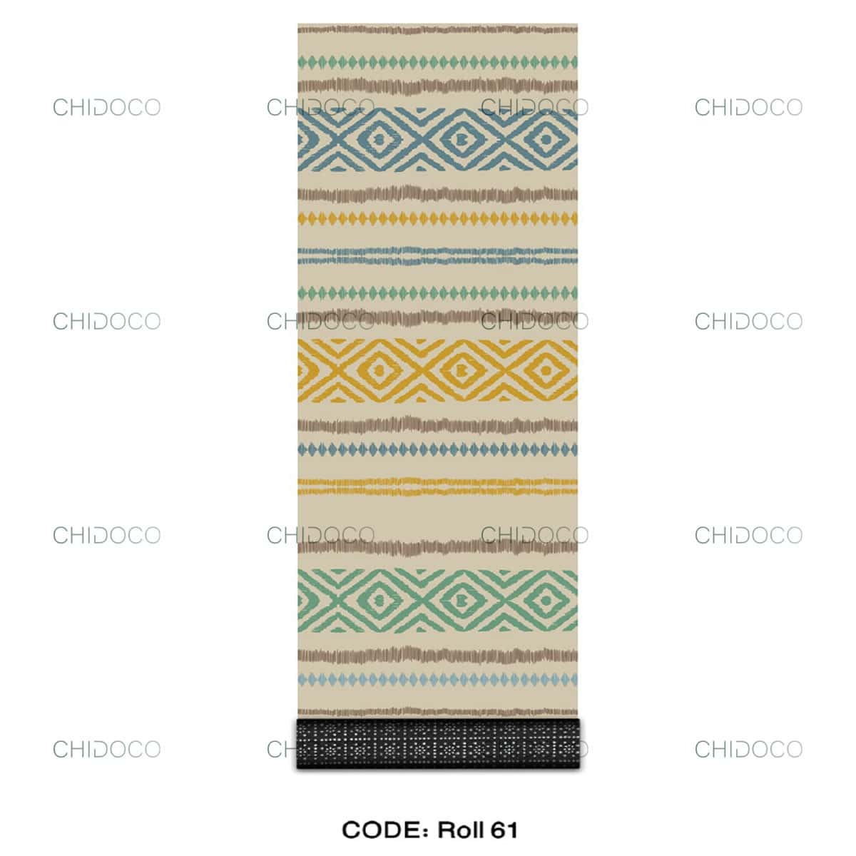  فرش کناره کرمی 