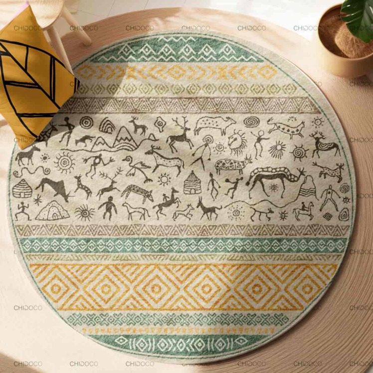 فرش گرد فانتزی