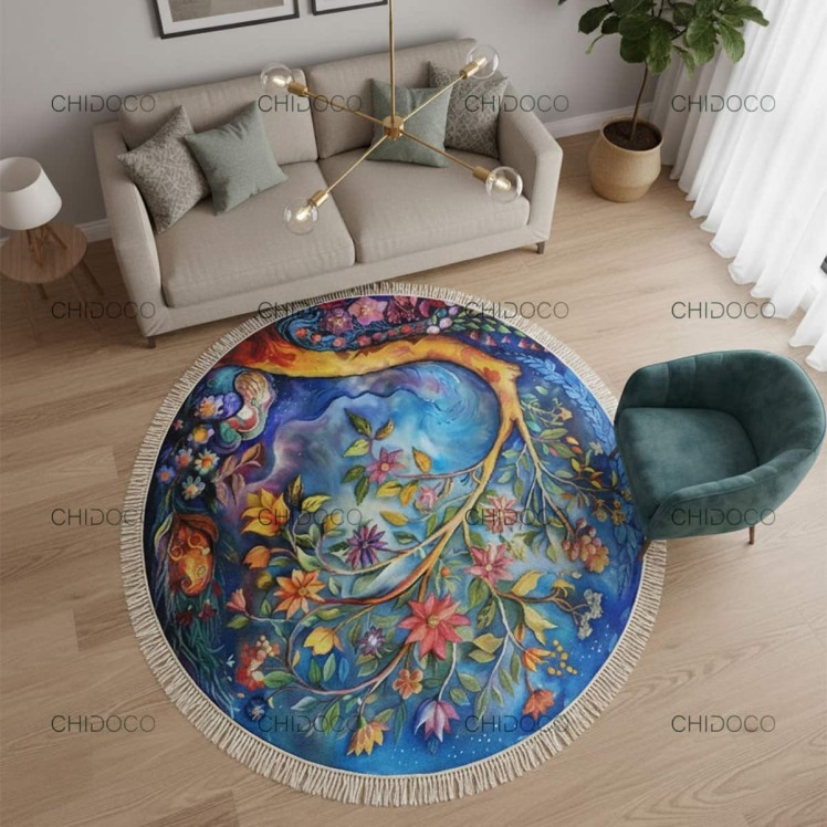 فرش دایره دستباف