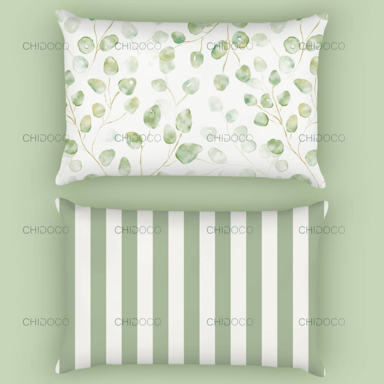 روبالشتی ساتن طرح دار