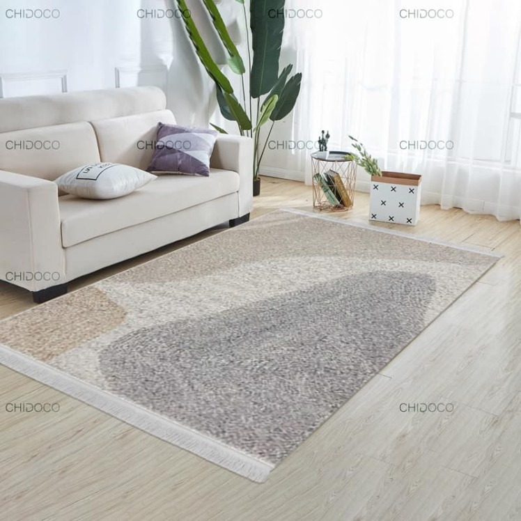 فرش مینیمال کرمی