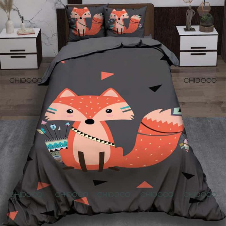 روتختی کودک خاکستری طرح روباه