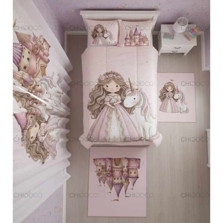 روتختی طرح اسب تک شاخ 