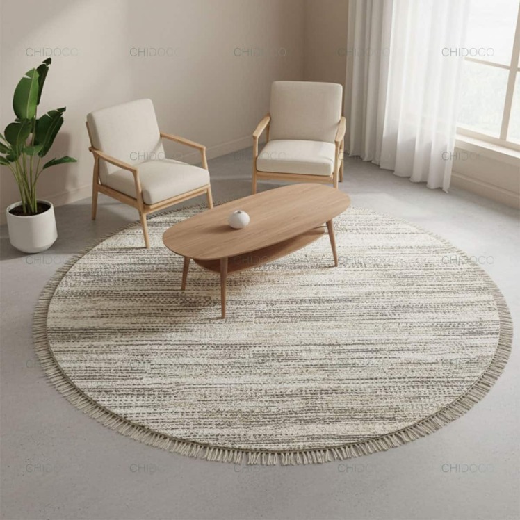 فرش گرد کرم