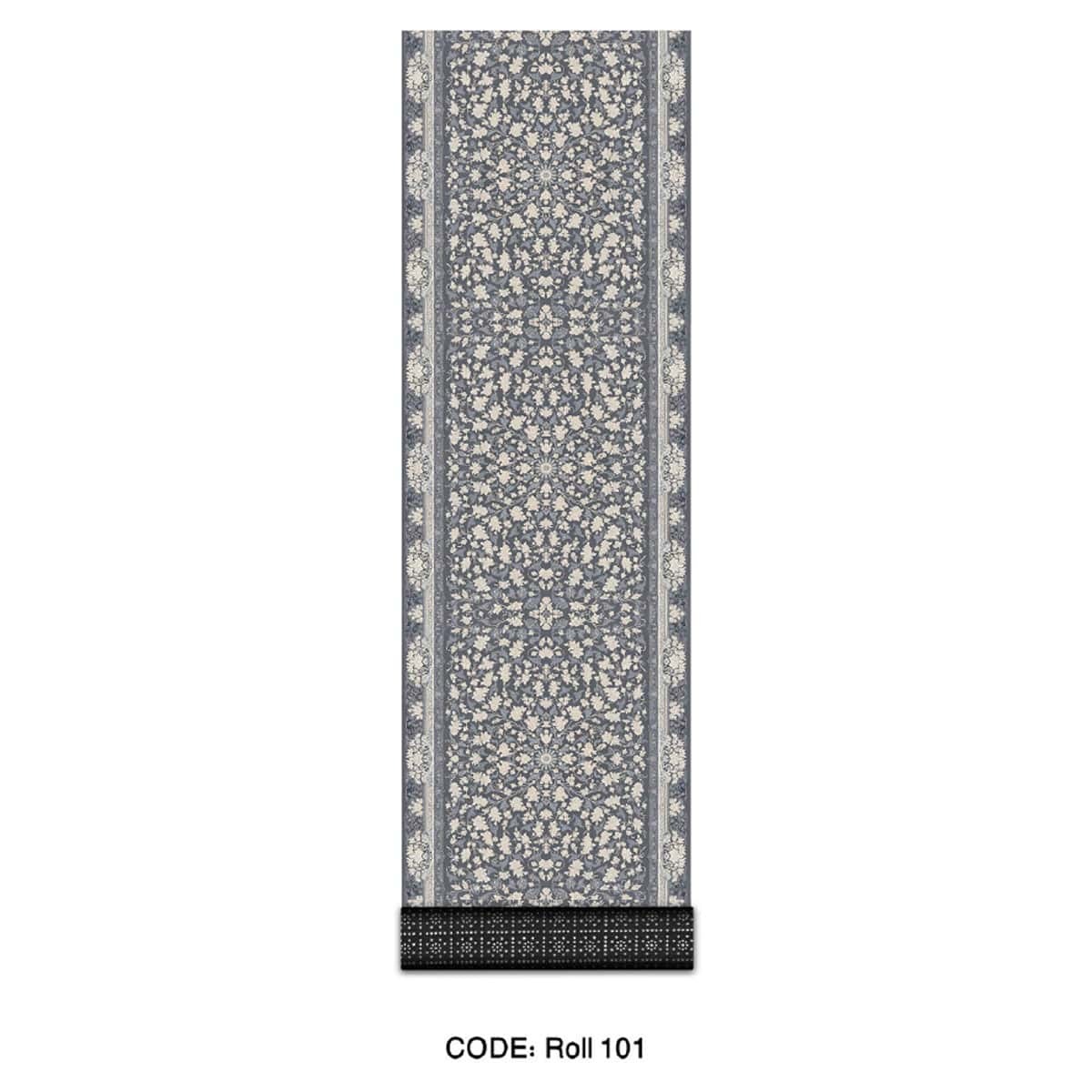  فرش کناره طوسی 