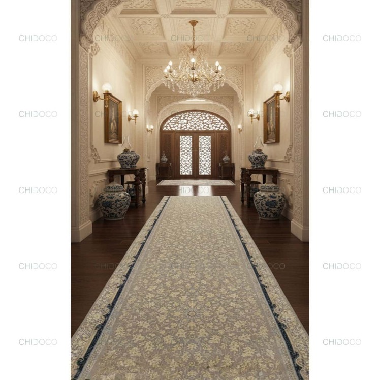 فرش کناره کرمی