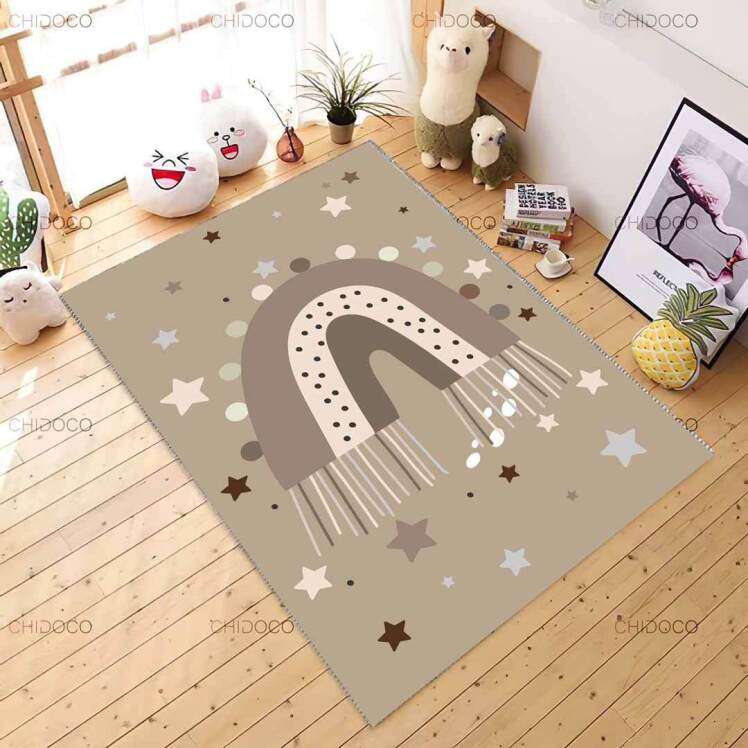 فرش کودک رنگین‌کمان
