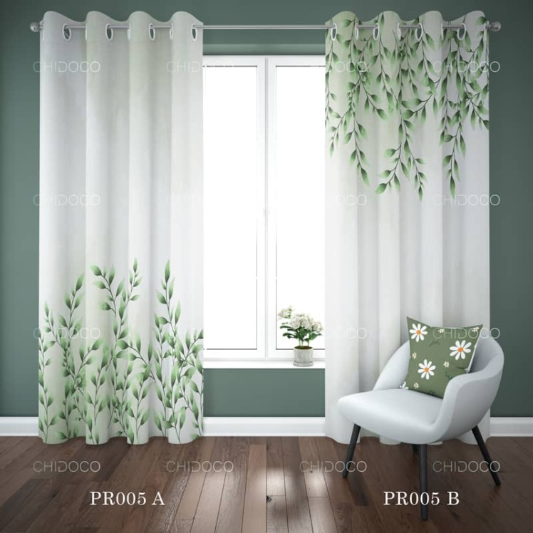 پرده مینیمال سفید