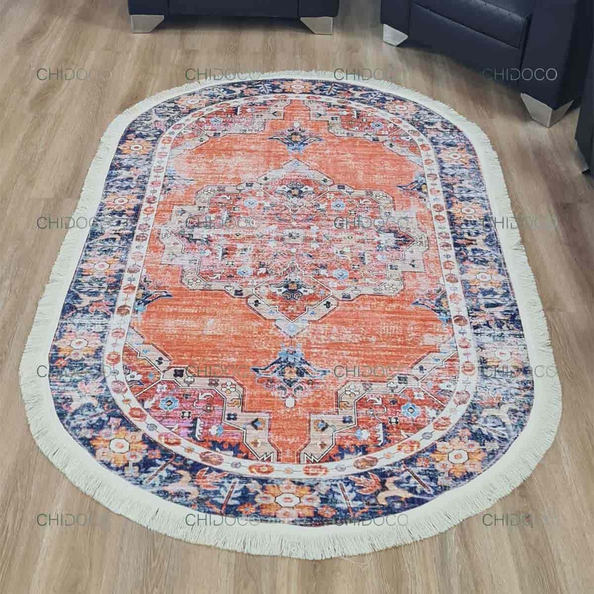  فرش بیضی برای راهرو 