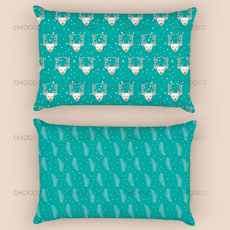 روبالشتی ساتن طرح دار