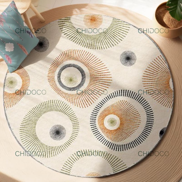 فرش گرد مدرن