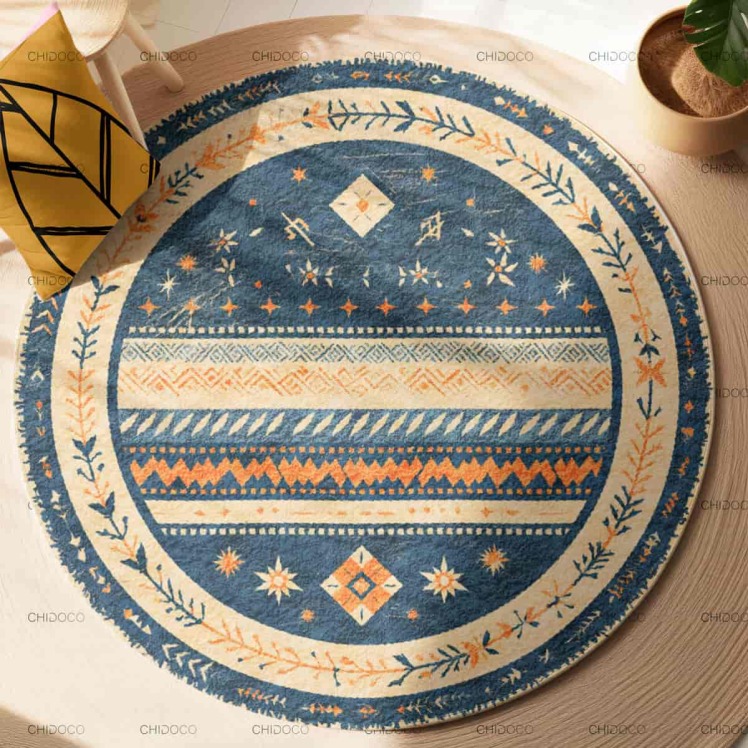 فرش گرد ماسینی