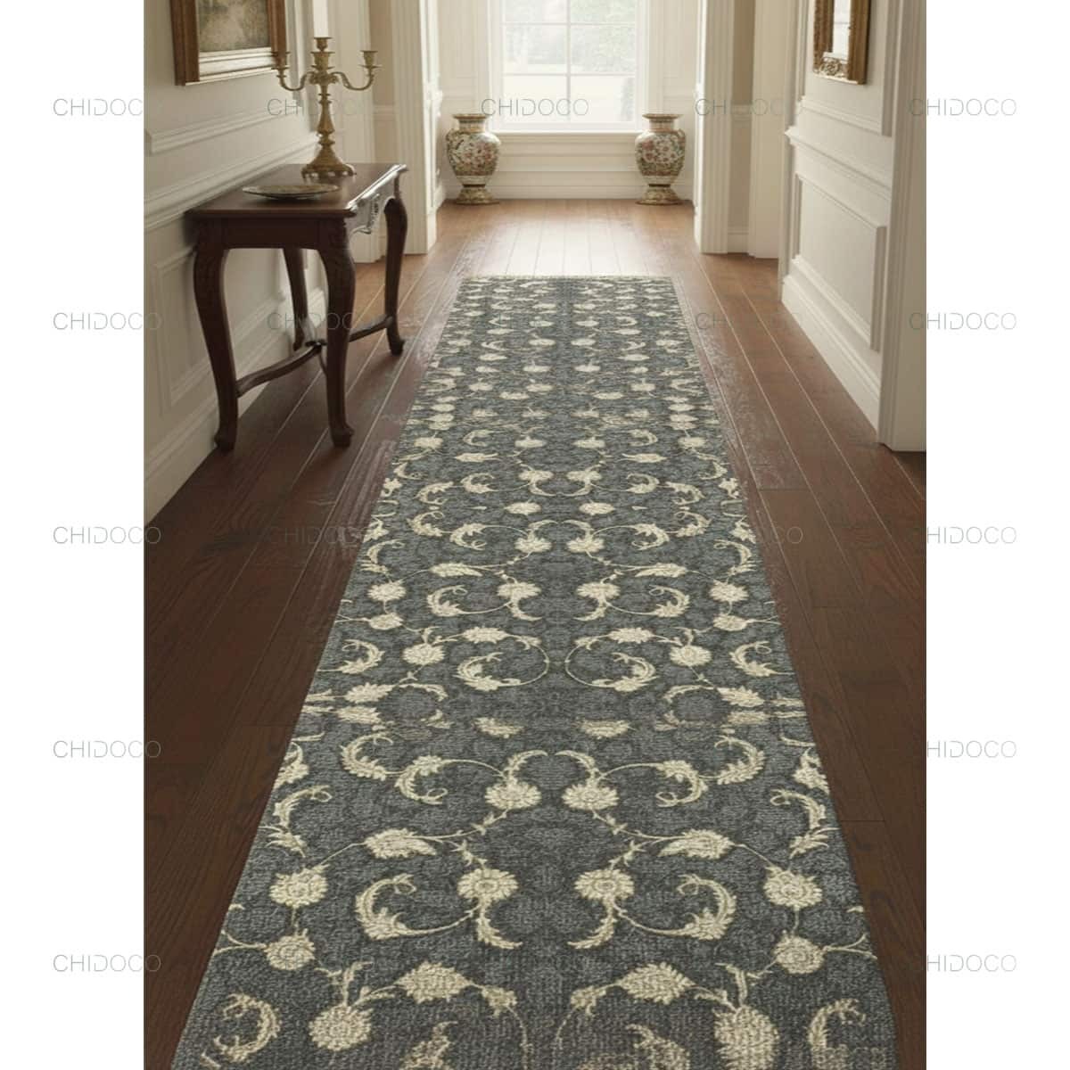 فرش کناره طوسی