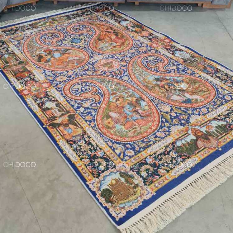 فرش ابریشم
