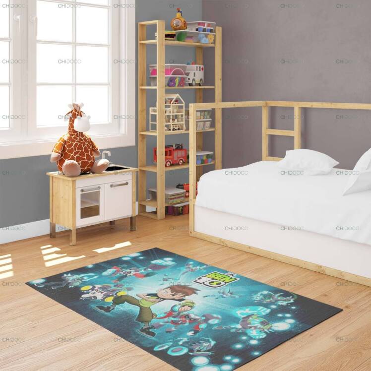 فرش کودک طرح بن تن