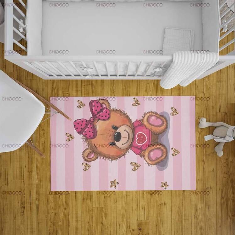 فرش کودک طرح خرس