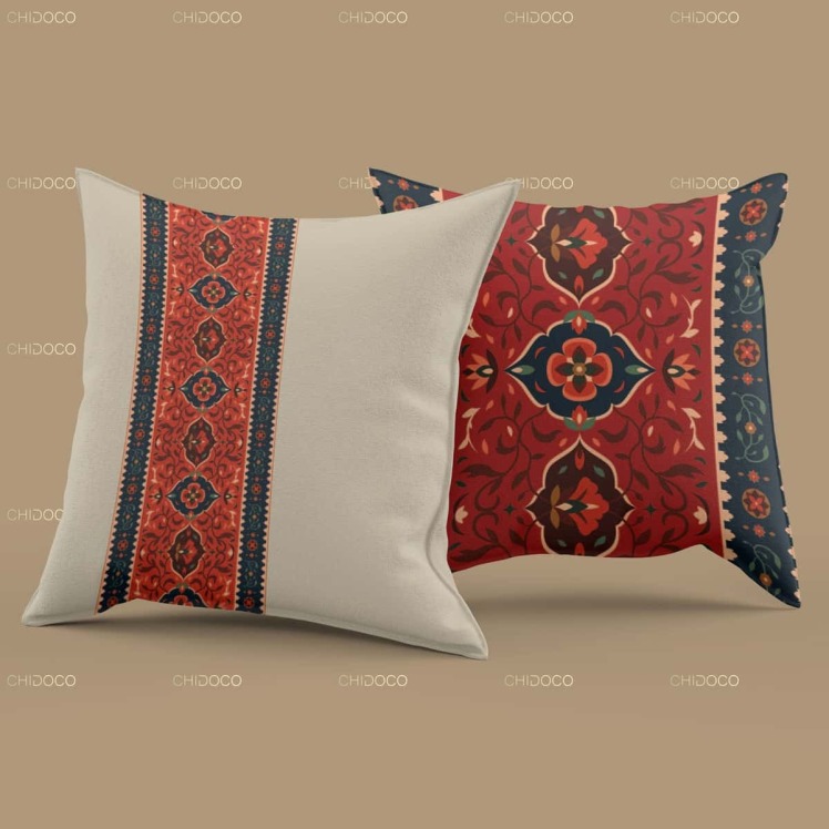 کوسن طرح فرش