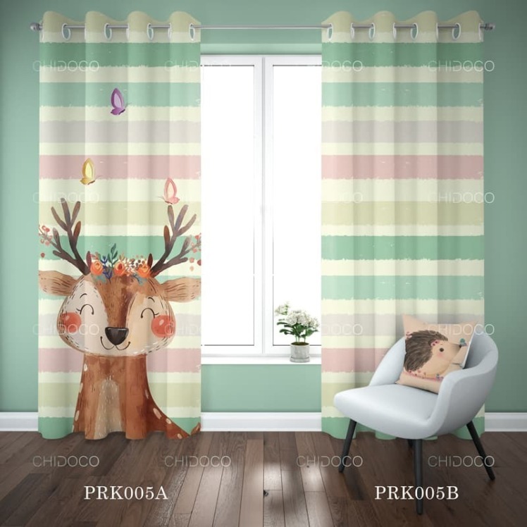 پرده اتاق کودک دختر و پسر