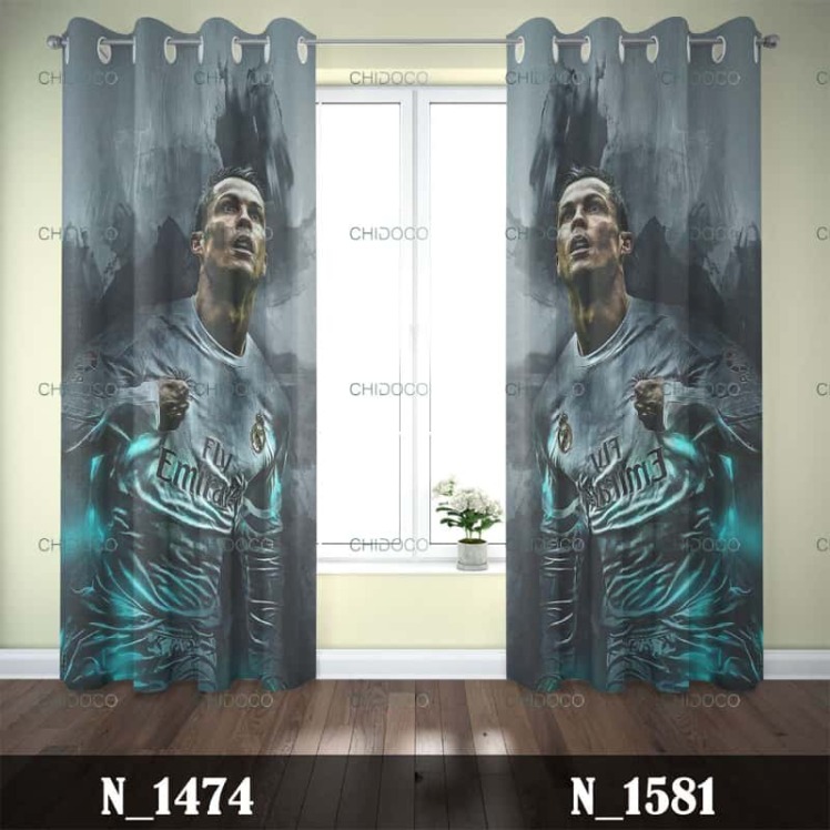 پرده آماده مخمل رونالدو