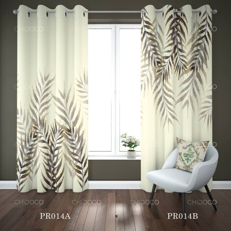 پرده آماده کرمی مینیمال