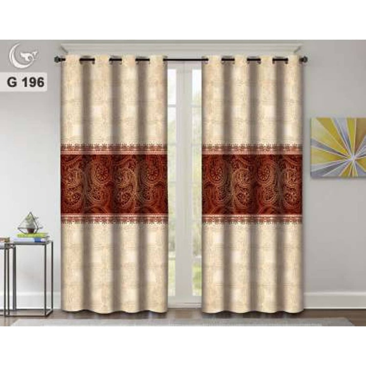 پرده سنتی کرمی