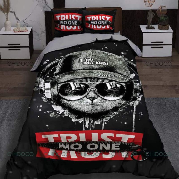 روتختی کودک مشکی طرح گربه