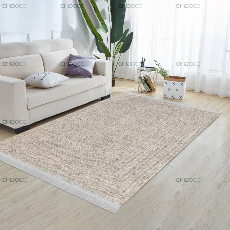 فرش مینیمال کرمی