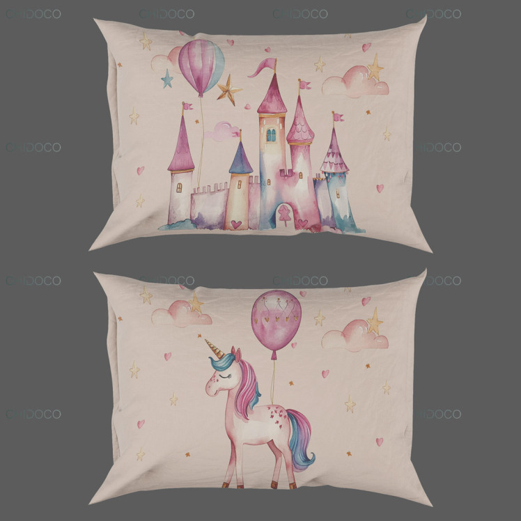 بالشت کودک طرح اسب تک شاخ