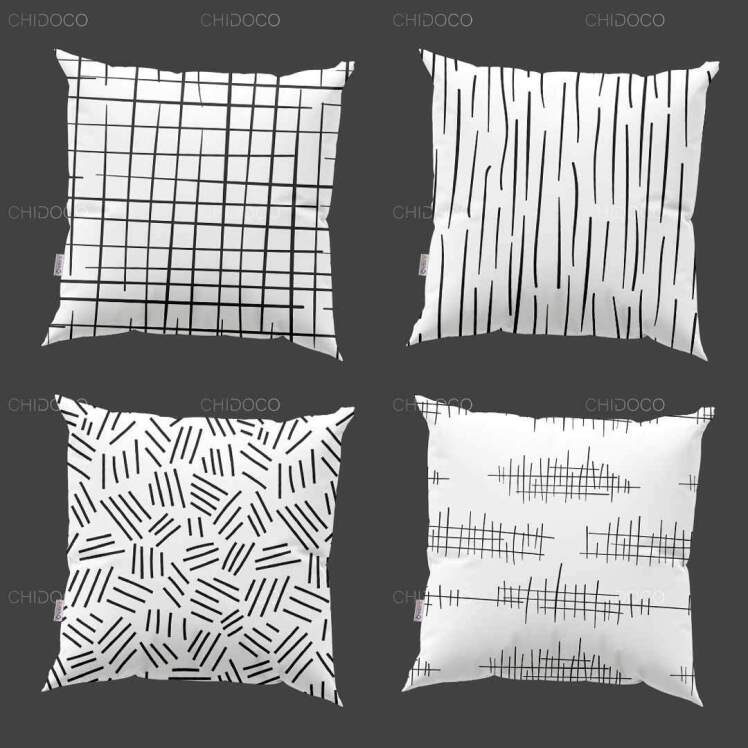 ست کوسن مبل سفید