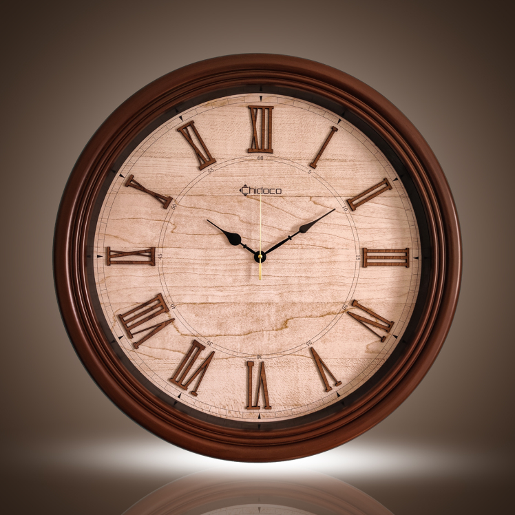 ساعت دیواری چوبی