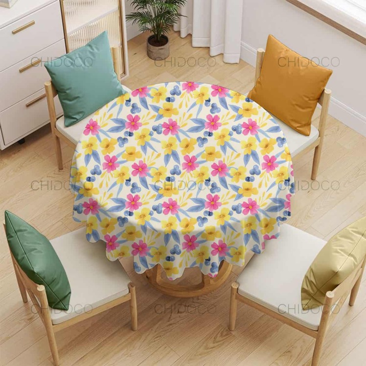 رومیزی فانتزی گرد