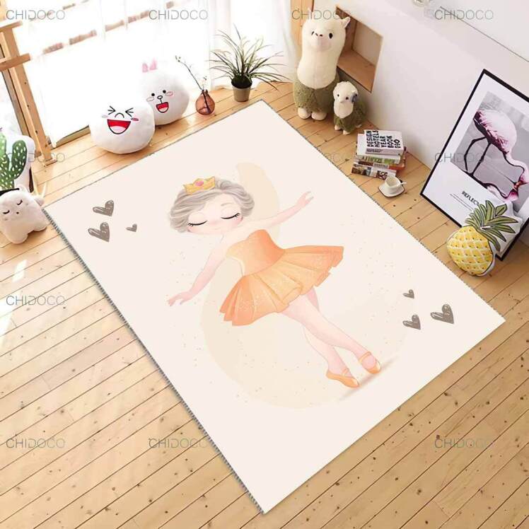 فرش کودک طرح باله