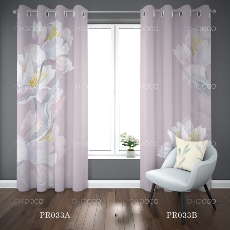 پرده آماده یاسی 