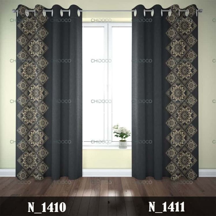 پرده مخمل آماده سنتی