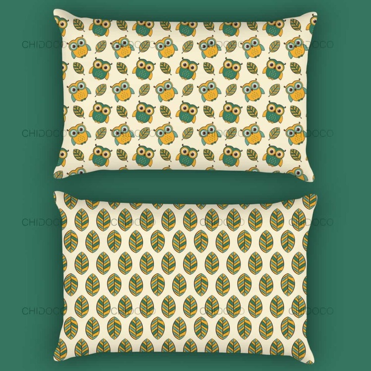 روبالشتی ساتن طرح دار