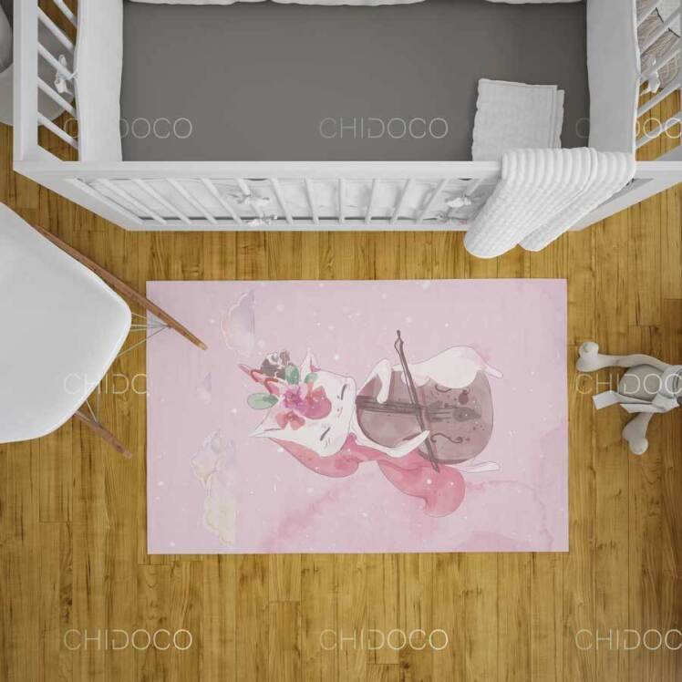فرش کودک یونیکورن