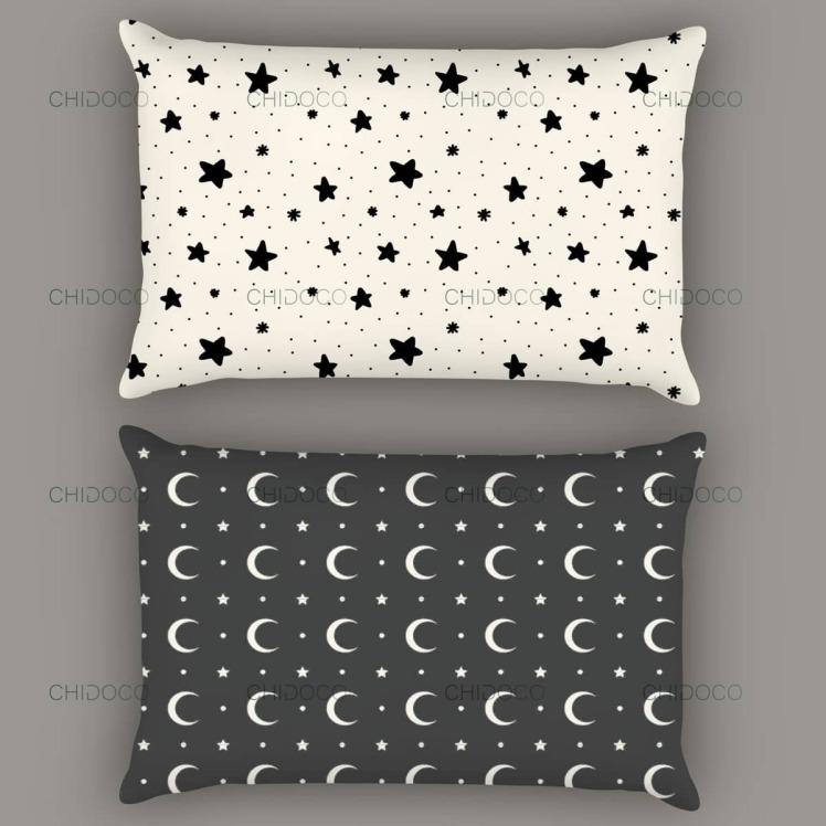 روبالشتی ساتن طرح دار