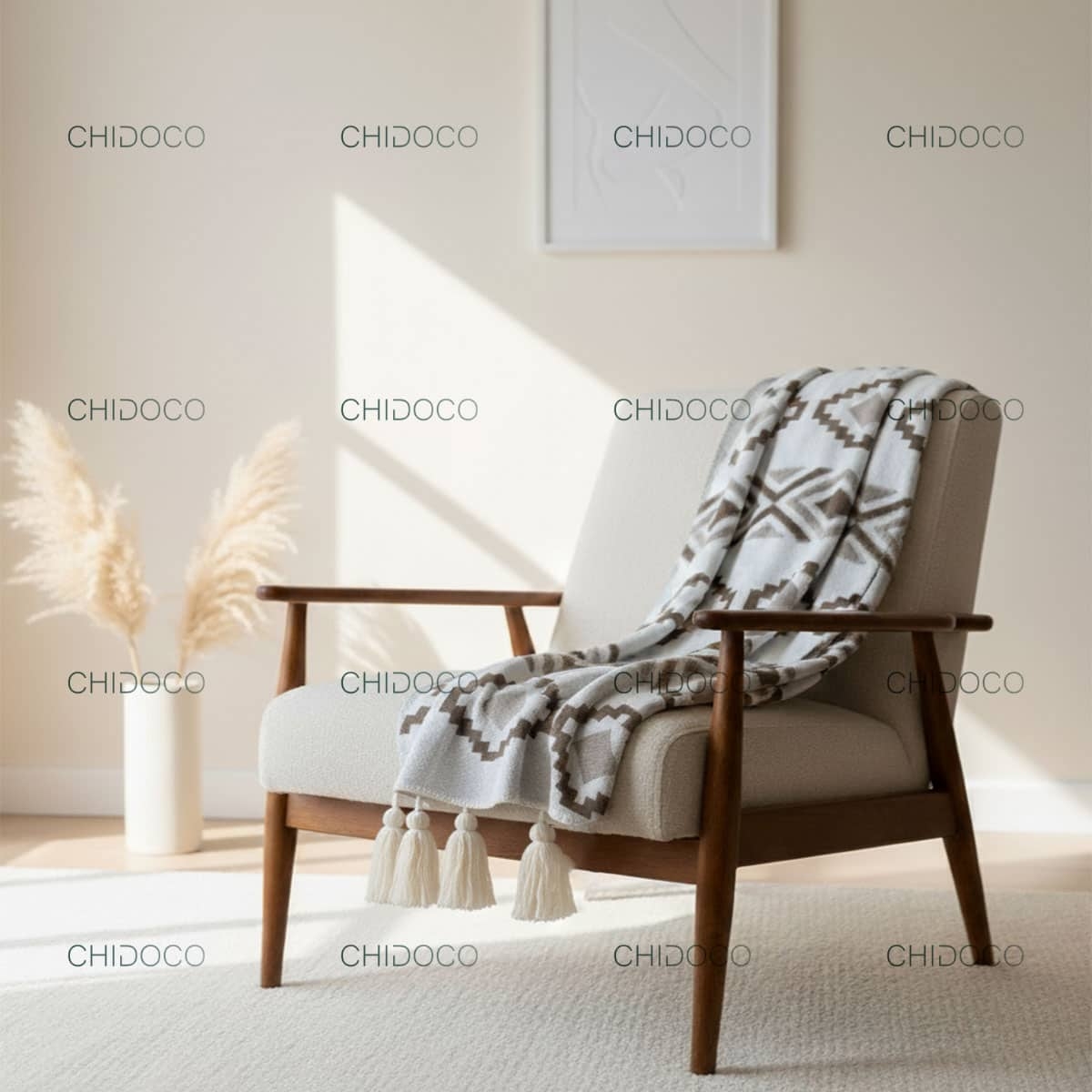  شال مبل بافتنی 