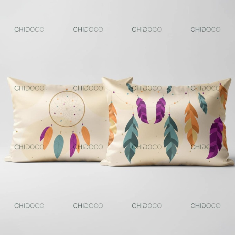 روبالشتی ساتن طرح دار