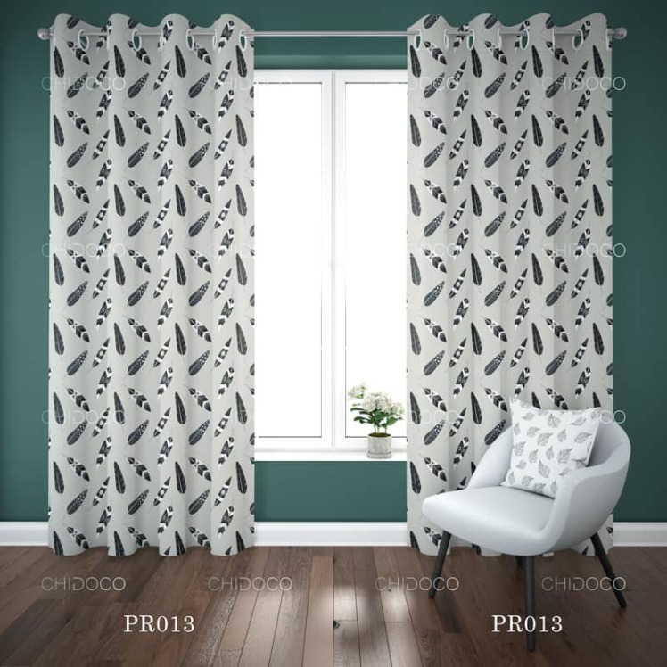 پرده طوسی آماده