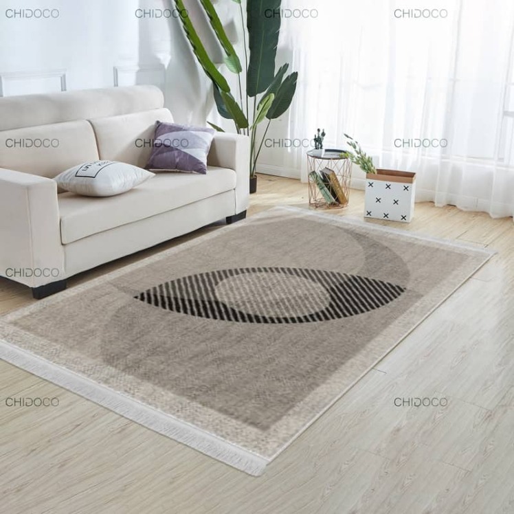 فرش مینیمال کرمی