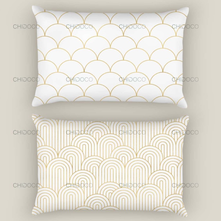 روبالشتی ساتن سفید