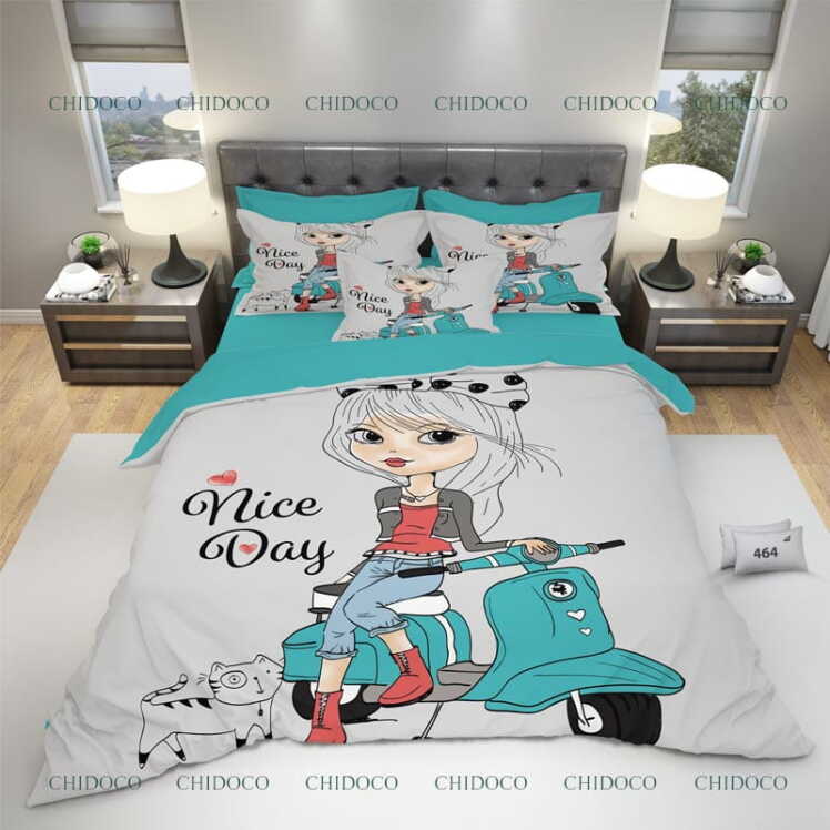 روتختی کودک طرح دختر موتوری