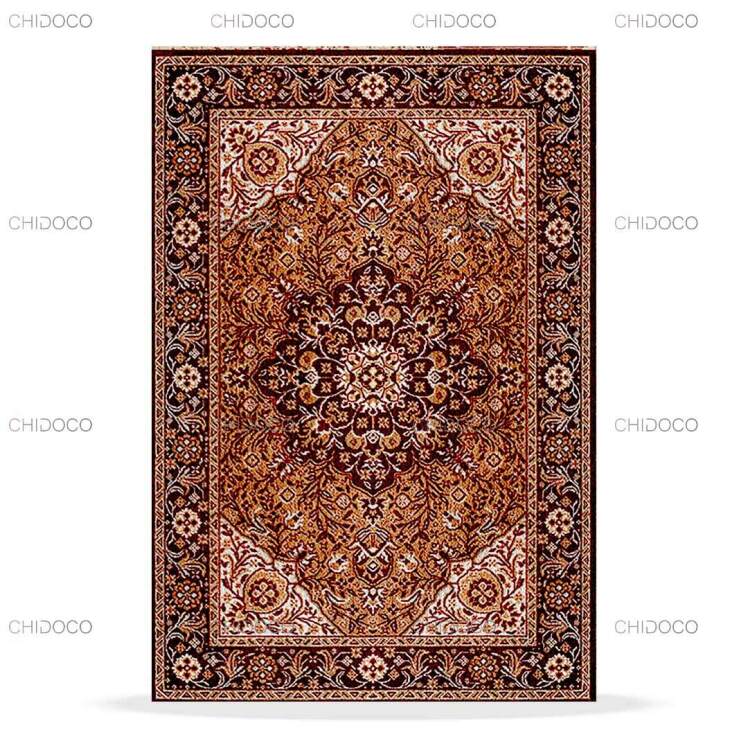 فرش ایرانی قهوه ای